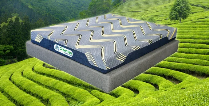 Đệm Foam Green Tea Organic Kim Cương khuyến mãi 25% tại Thegioinem.com