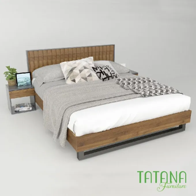Giường gỗ Tatana MDF006 Giảm Giá tại Thegioinem.com