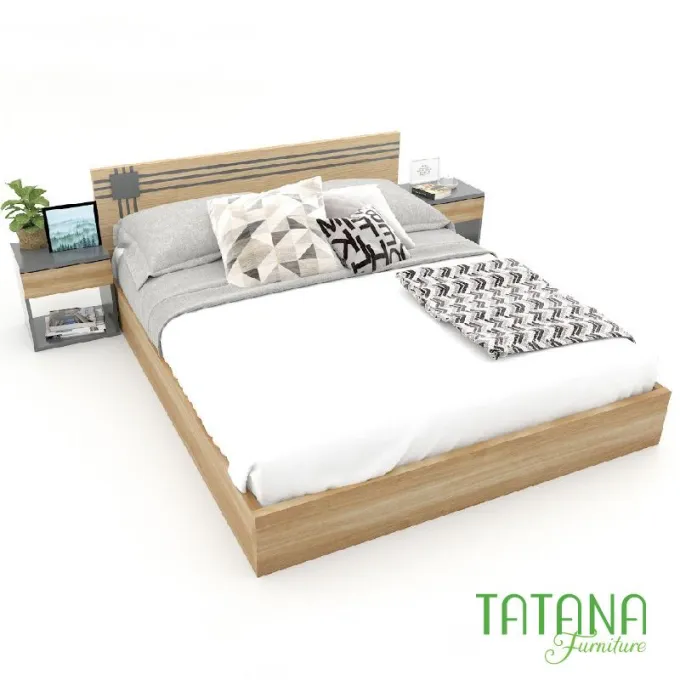 Giường gỗ Tatana MDF010 Giảm 10% tại Thegioinem.com
