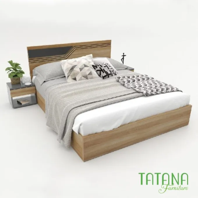 Giường gỗ Tatana MDF022 Khuyến Mãi Tại Thegioinem.com